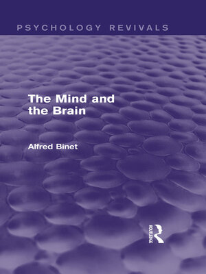 cover image of The Mind and the Brain